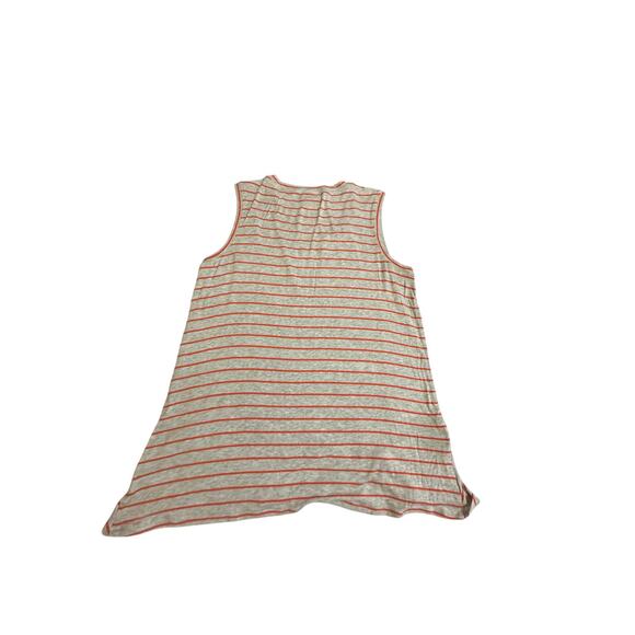 Cabi Gray & Red Striped Flowy Tank Top - Size S - Picture 10 of 11